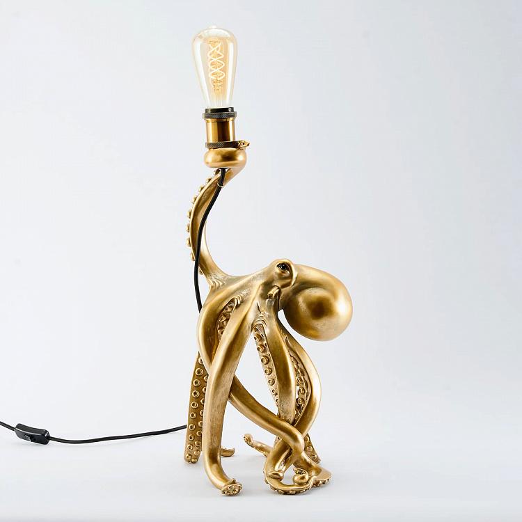 Настольная лампа Золотой осьминог Отто Table Lamp Golden Octopus Otto