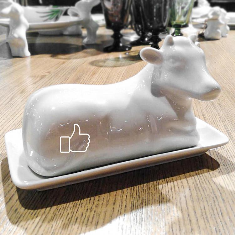 Маслёнка Корова дисконт Cow Butter Dish discount