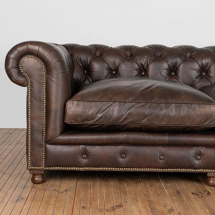 Четырёхместный диван Вестминстер, набивка пером Westminster Feather 4 Seater