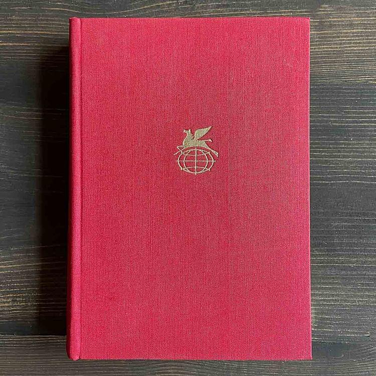 Винтажная книга Библиотека всемирной литературы, том 60-2. Т. Смоллет. О. Голдсмит Vintage Book World Literature Library 60-2