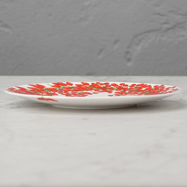 Десертная тарелка Красная нить ягоды Fil Rouge Bacche Dessert Plate