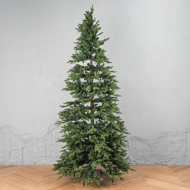 Искусственная новогодняя ёлка с led-гирляндой на 780 лампочек, 250 см Green Spruce With Built-in LED Garland 780 Bulbs 250 cm