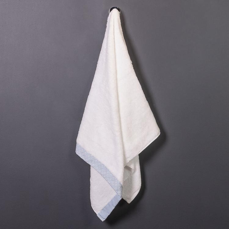 Банное полотенце со светло-синим узором, 60x120 см WA Komon Shippotunagi Bath Towel Light Blue 60x120 cm