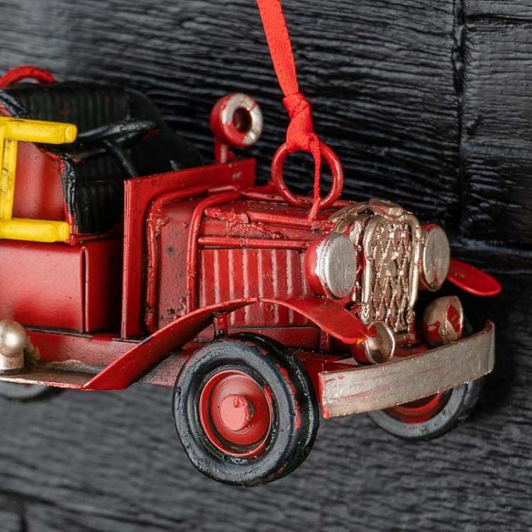 Ёлочная игрушка Пожарная машина Fire Engine 11 cm