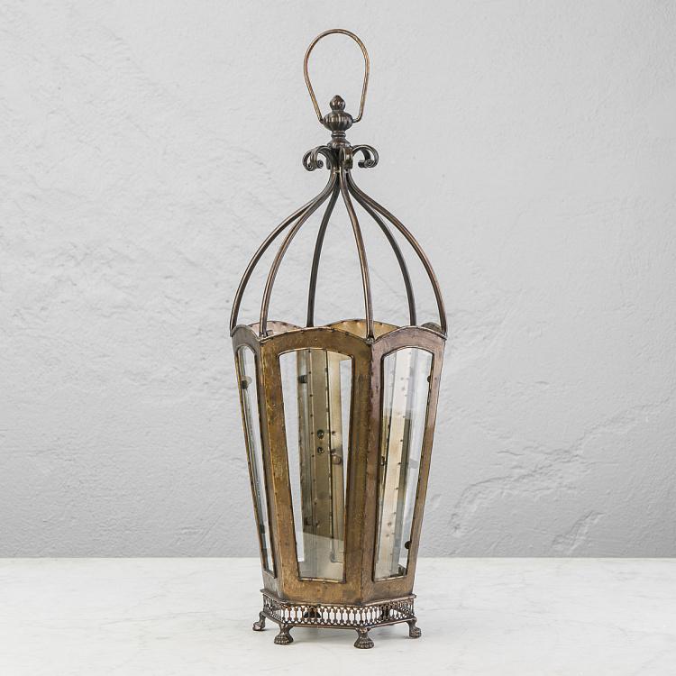 Подсвечник в виде ретро-фонаря Metal Retro Lantern