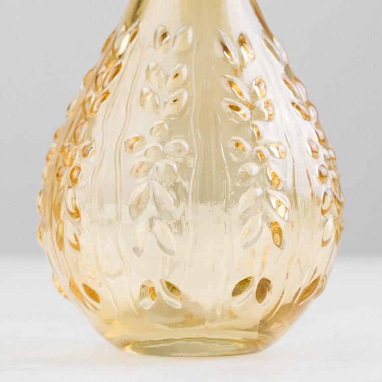 Ваза Вьюнок янтарного цвета, S Liseron Vase Amber Small