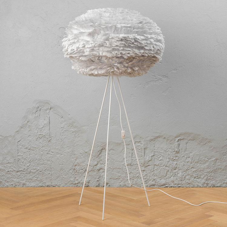 Eos Floor Lamp With White Tripod Extra Large