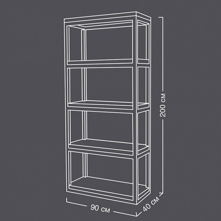 Узкий стеллаж Алекс Alex Single Bookcase