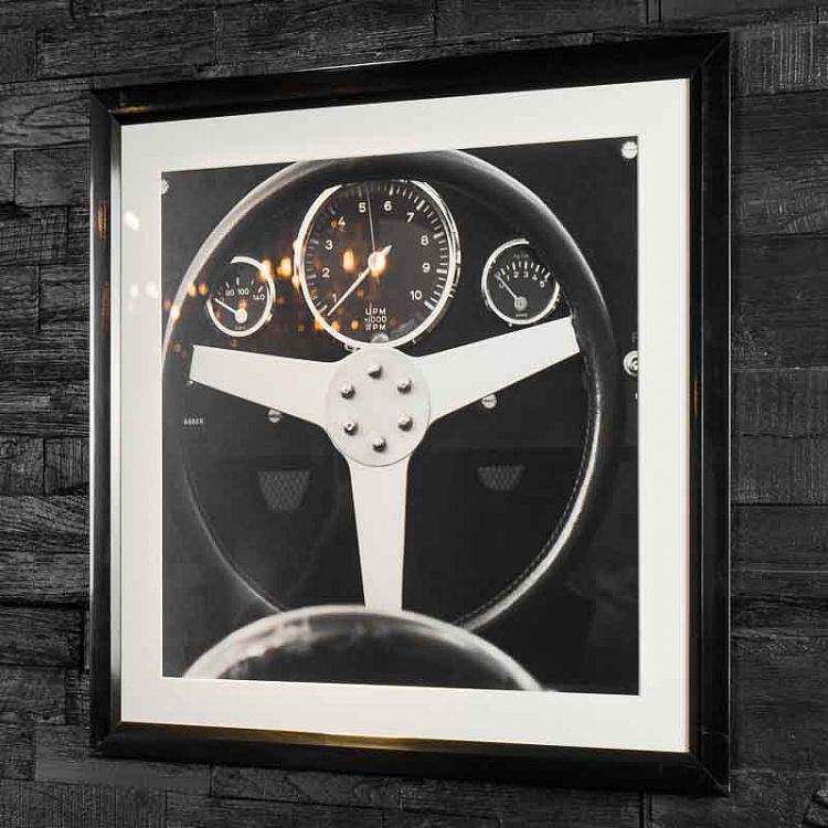 Фото-принт в чёрной раме Порше, 1959 1959 Porsche, Studio Frame