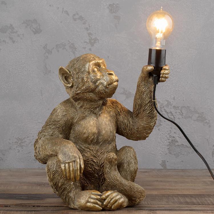 Настольная лампа Золотая обезьяна Table Lamp Golden Monkey