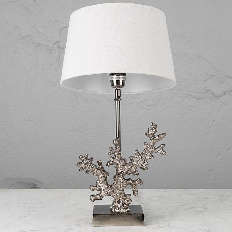 Настольная лампа с абажуром Коралл Aluminium Coral Table Lamp With Shade