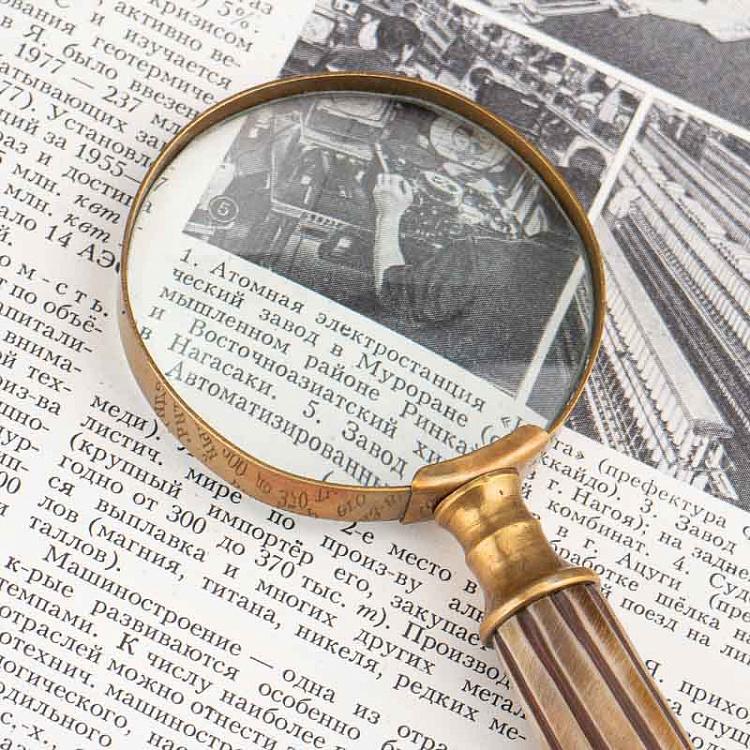 Лупа с костяной рукояткой, S Magnifier With Horn Handle Small