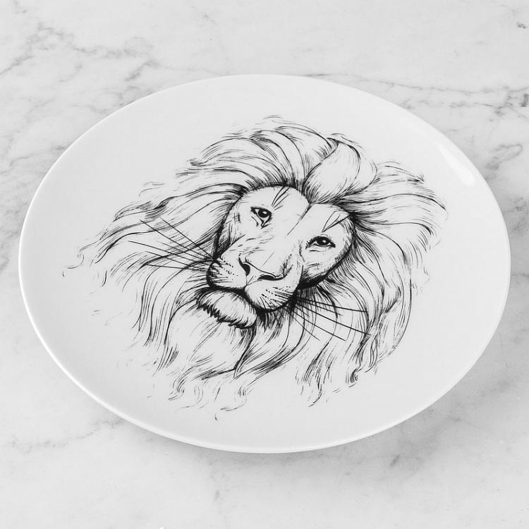 Тарелка Лев Lion Plate