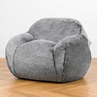 Кресло Baby Snug Chair искусственный мех Big Bear Pink