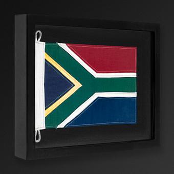 Shadow Box Flag South Africa Mini