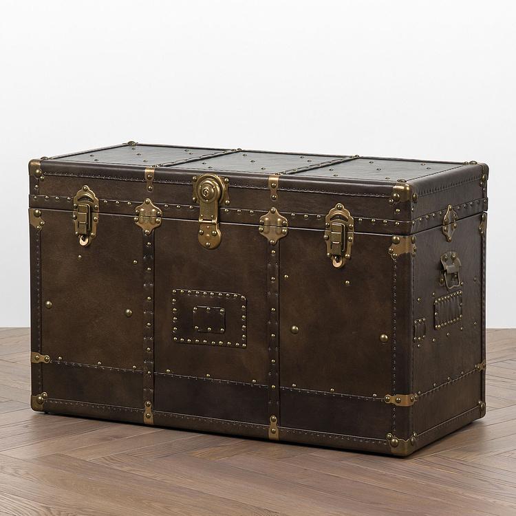 Сундук Tanker Trunk RM натуральная кожа Antique Master