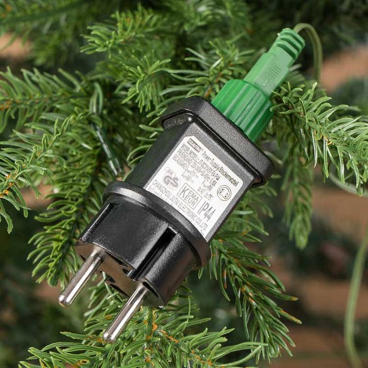 Искусственная новогодняя ёлка с led-гирляндой на 340 лампочек, 185 см Green Spruce With 340 LED Bulbs 185 cm