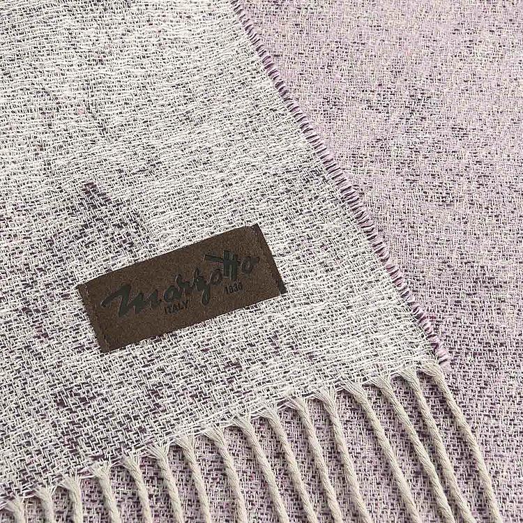 Бледно-фиолетовый хлопковый плед Сорапис, 130x180 см Sorapis Plaid Violet 130x180 cm