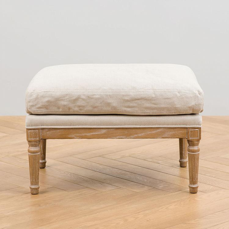 Банкетка Джон, песочные ножки John Footstool, Oak Sandwashed