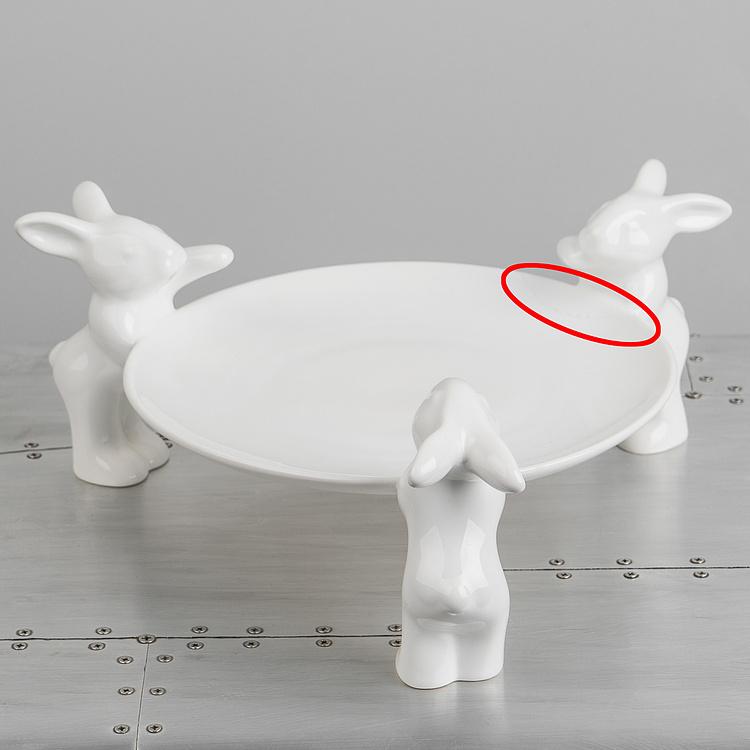 Сервировочная подставка Plate For Sweets Rabbits Thieves discount3 - ракурс 2