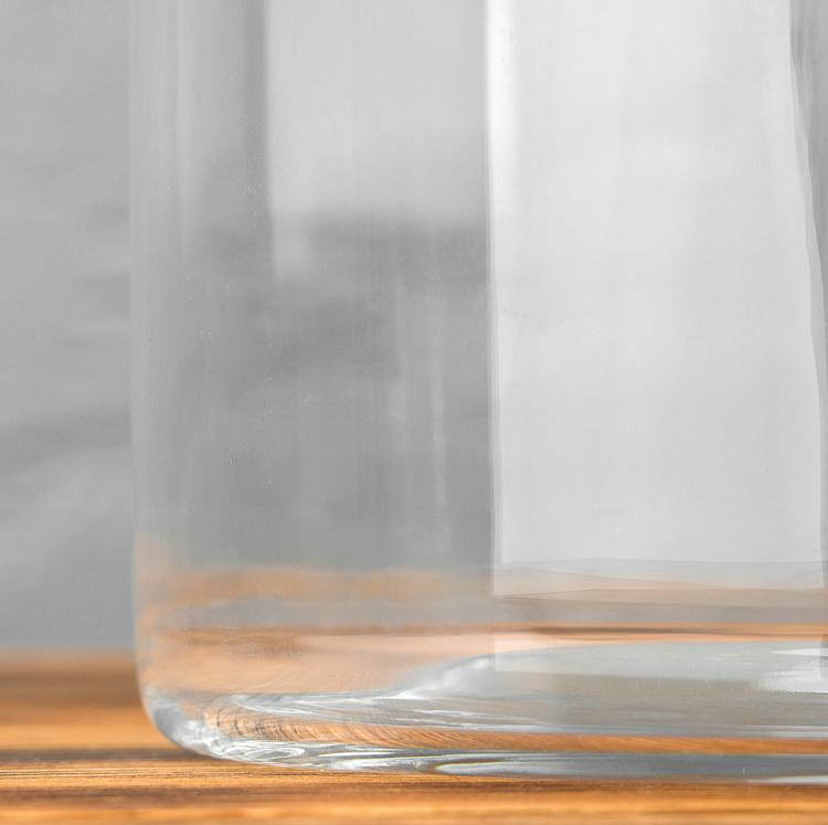 Стеклянная цилиндрическая ваза, S Cylindrical Glass Jar Small