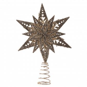 Верхушка на ёлку Star Tree Topper Champagne 33 cm