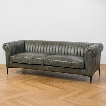 Vienna 3 Seater, Black Matt Metal RM