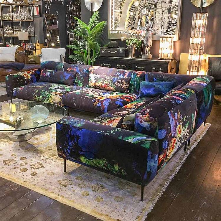 Угловой модульный бархатный диван Студио Studio Group Velvet