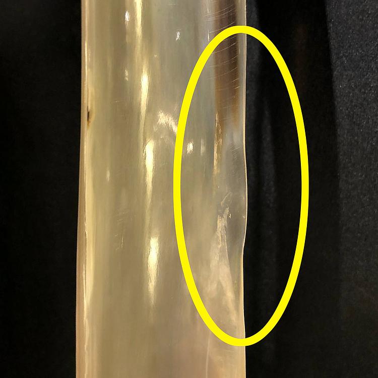 Ложка для обуви из pога дисконт2 White Horn Shoe Horn discount2