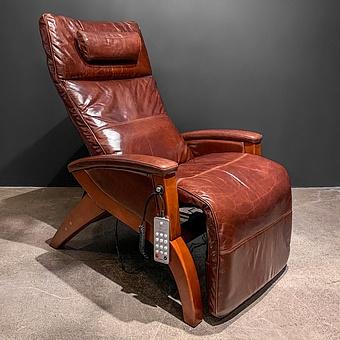 Массажное кресло Cosmic Odyssey Massage Chair натуральная кожа Brown Ogawa