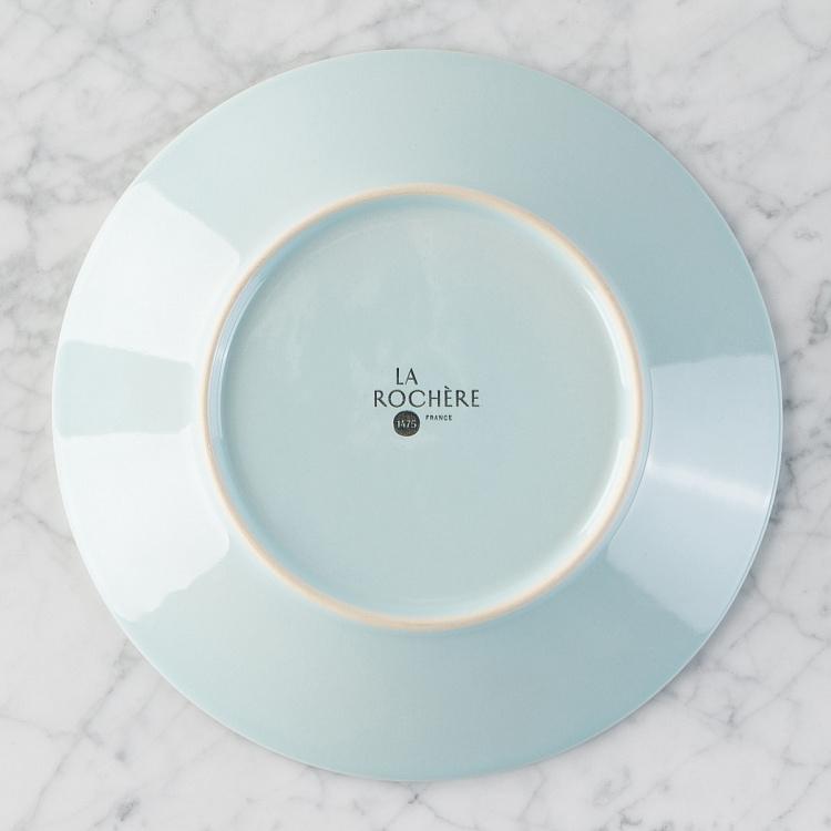 Голубая десертная тарелка Пчёлы Abeille Ceramic Blue Dessert Plate