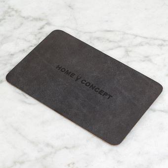 Коврик для стола Home Concept Working Station Leather Pad Small натуральная кожа Destroyed Black