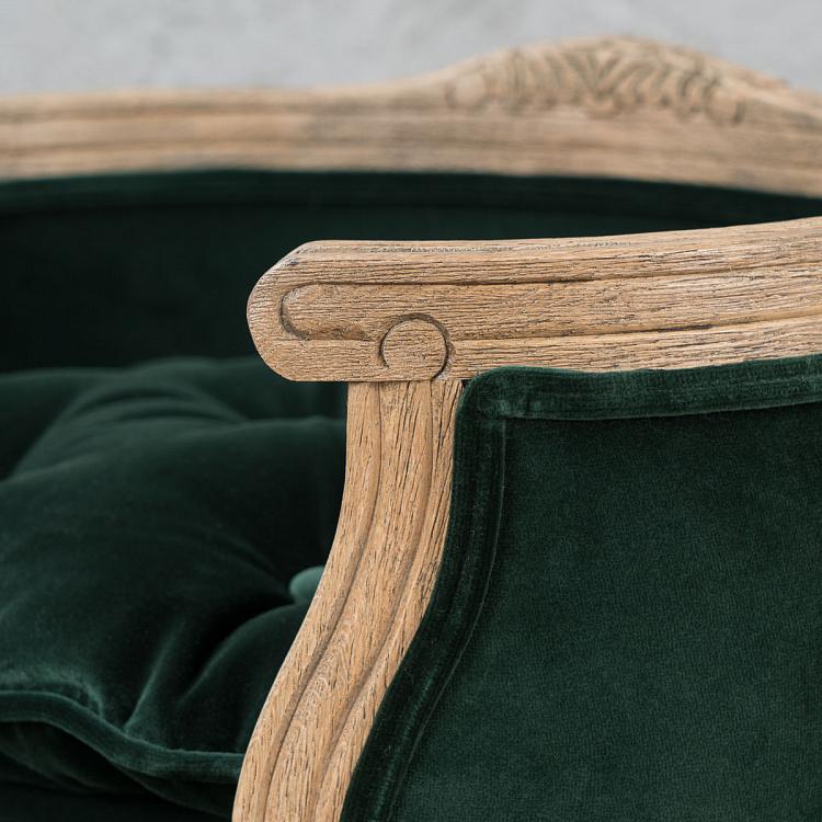 Зелёный диван для собак/кошек Георг, S George Sofa Small, Emerald Green