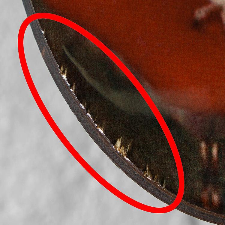 Деревянная ёлочная подвеска Сова, L дисконт1 Wooden Pendant With Owl 20 cm discount1