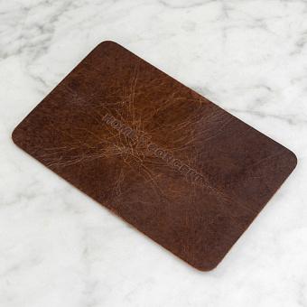 Коврик для стола Home Concept Working Station Leather Pad Small натуральная кожа Vintage Cigar