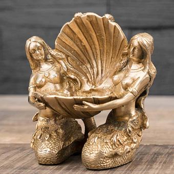 Mermaids Holding Shell Tray