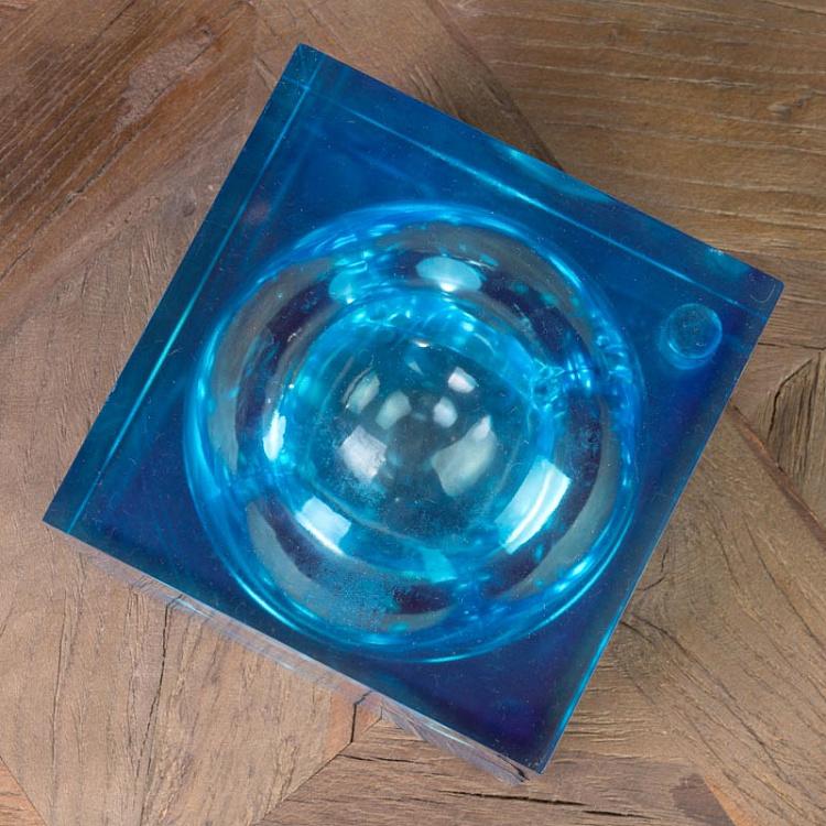 Статуэтка куб со сферой внутри Бичд, S Beached Cube With Sphere Small
