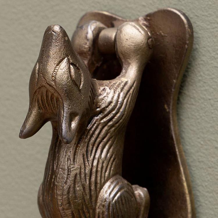 Дверной молоток Белка Squirrel Door Knocker Antique Brass