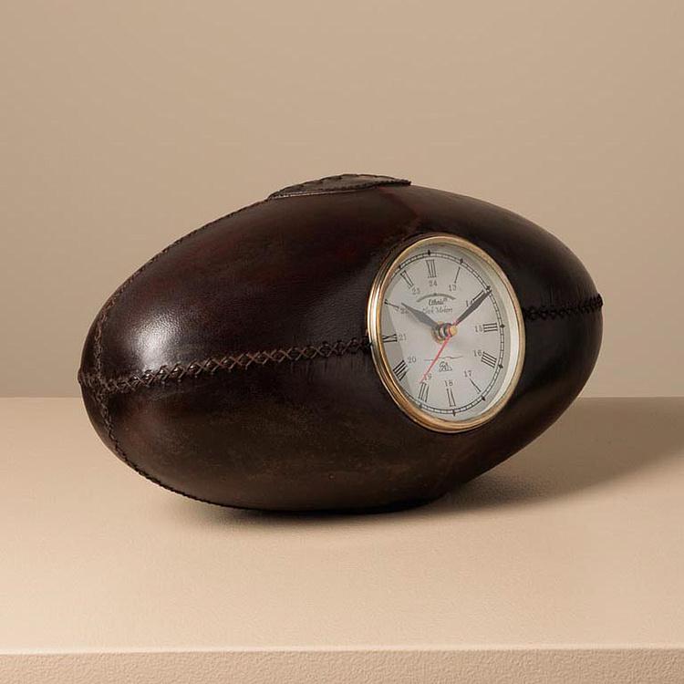 Настольные часы Rugby Ball Leather Clock - ракурс 2