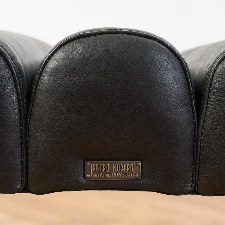 Банкетка Люксемург Luxemburg Ottoman, Black Matt Metal RM