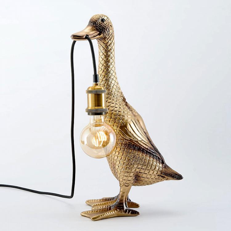 Настольная лампа Золотой гусёнок Table Lamp Golden Son Of A Duck