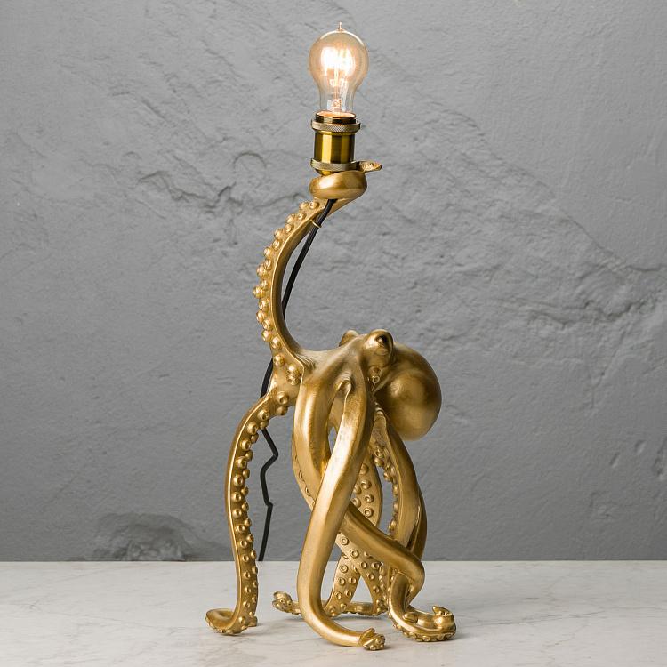 Настольная лампа Золотой осьминог Отто Table Lamp Golden Octopus Otto