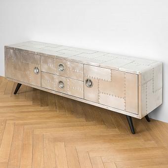 Комод Knight Sideboard RM алюминий Jet Silver