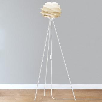 Carmina Floor Lamp With White Tripod Mini