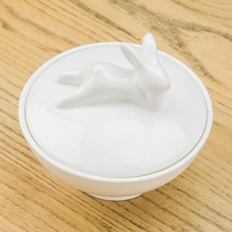 Пиала с крышкой Кролик-мечтатель Rabbit Dreamer Bowl With Lid