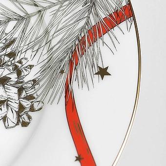 Тарелка New Year Pine Dessert Plate