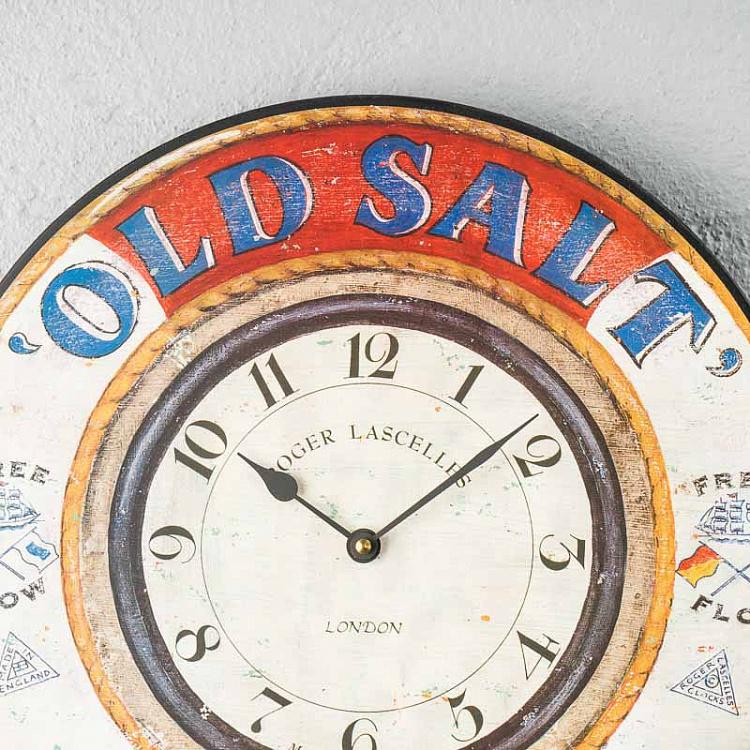Настенные морские часы Старая соль Nautical Old Salt Wall Clock