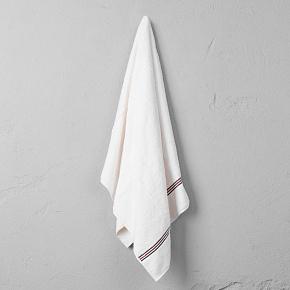 Toscana Towel Ivory/Deep Blue/Red Wine 70x140 cm