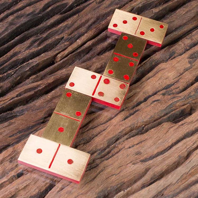 Настольная игра Домино в красной шкатулке Box With Red Dominos