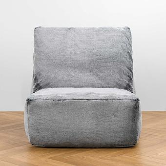 Кресло Lomfy Chair искусственный мех Grizzly Grey - ракурс 2